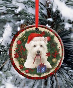 maltese ornament dog lover christmas ornament qtr321ov11 5536