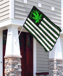 marijuana leaf american flag 2068