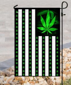 marijuana leaf american flag 4114