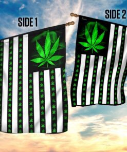 marijuana leaf american flag 4906