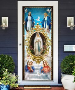 mary, mother of jesus. the blessed virgin mary door cover thb3812d 2038