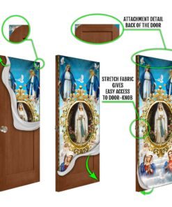 mary, mother of jesus. the blessed virgin mary door cover thb3812d 6430