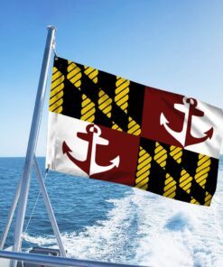 Maryland Anchor Grommet Flag TQN405GF
