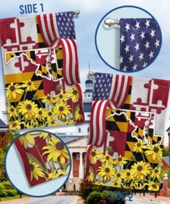 maryland black eyed susan flower flag mln1111fv7 5575