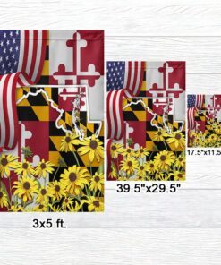 maryland black eyed susan flower flag mln1111fv7 5593