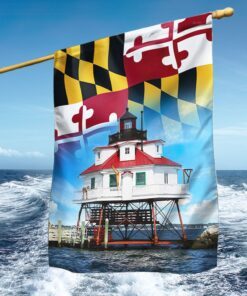 Maryland Chesapeake Bay Lighthouse Flag TQN401F