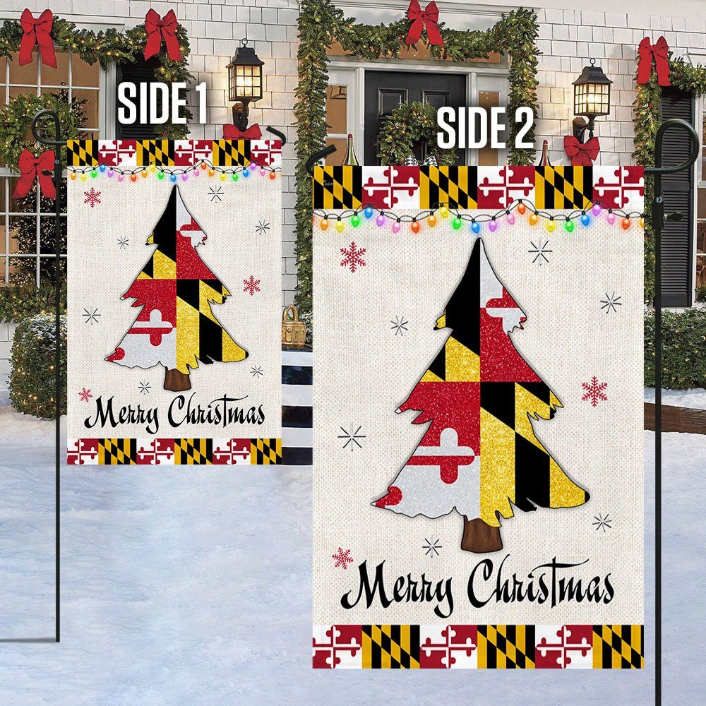 Maryland Christmas Flag Christmas Tree Maryland Christmas Decor TQN775F - Image 5