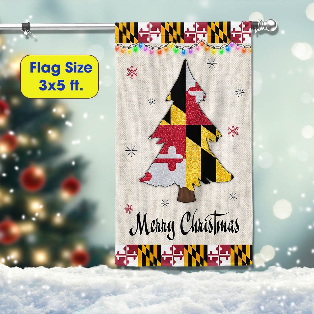 Maryland Christmas Flag Christmas Tree Maryland Christmas Decor TQN775F - Image 6