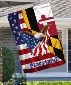 Maryland Eagle Flag MLH1774Fv18