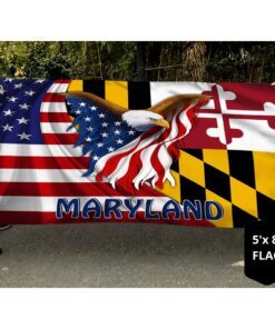 maryland eagle grommet flag mlh1774gfv18 2816