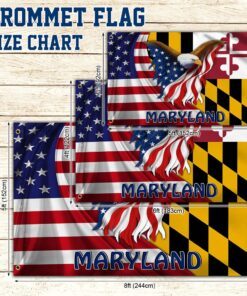 maryland eagle grommet flag mlh1774gfv18 3712