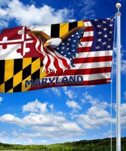 maryland eagle grommet flag mlh1774gfv18 6223