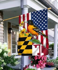 Maryland Flag Baltimore Oriole And Black-eyed Susan BNN326F