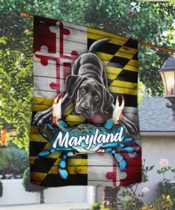 maryland flag black labrador lnt237f 6448