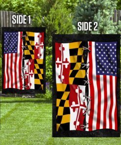 maryland state vs american flag 3442