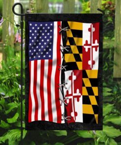 maryland state vs american flag 3747