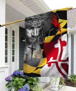 Maryland With God Flag LHA1859F