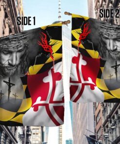 maryland with god flag lha1859f 6428
