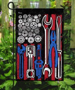 mechanic american flag 4016
