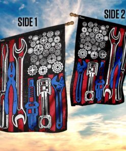 mechanic american flag 4056
