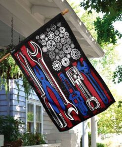 mechanic american flag 6846
