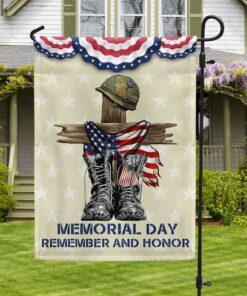 memorial day flag remember and honor black boots tqn1009fv3 8100
