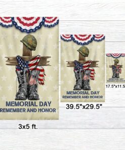 memorial day flag remember and honor black boots tqn1009fv3 8224
