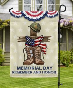 Memorial Day Flag Remember And Honor flag TQN1009Fv1