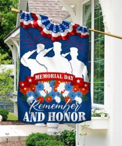 Memorial Day Flag Remember And Honor Thank You Veterans TQN1134F