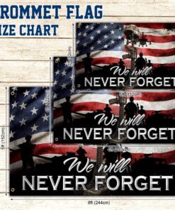 memorial day flag we will never forget american veteran flag qtr123gf 8062