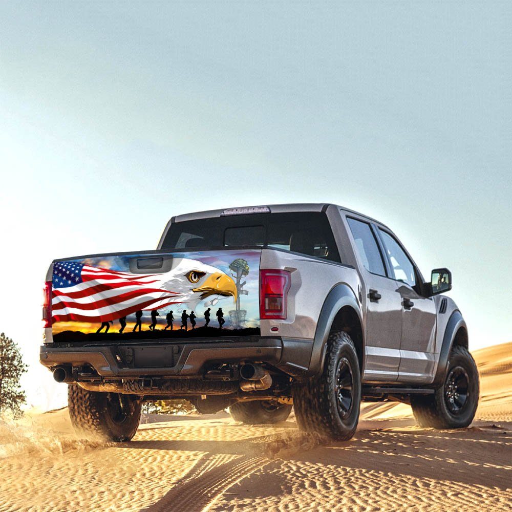 Memorial Day Remember & Honor Veteran Truck Tailgate Decal Sticker Wrap TPT782TD - Image 6