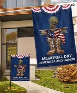 memorial day remember and honor flag tqn1009f 1407