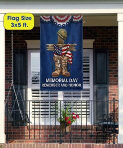 memorial day remember and honor flag tqn1009f 2976