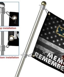 memorial day remember and honor veteran american eagle grommet flag tpt725gf 7091