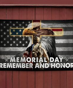 memorial day remember and honor veteran american eagle grommet flag tpt725gf 7230