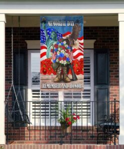 memorial day remember and honor veteran boots flag mln1280f 3163