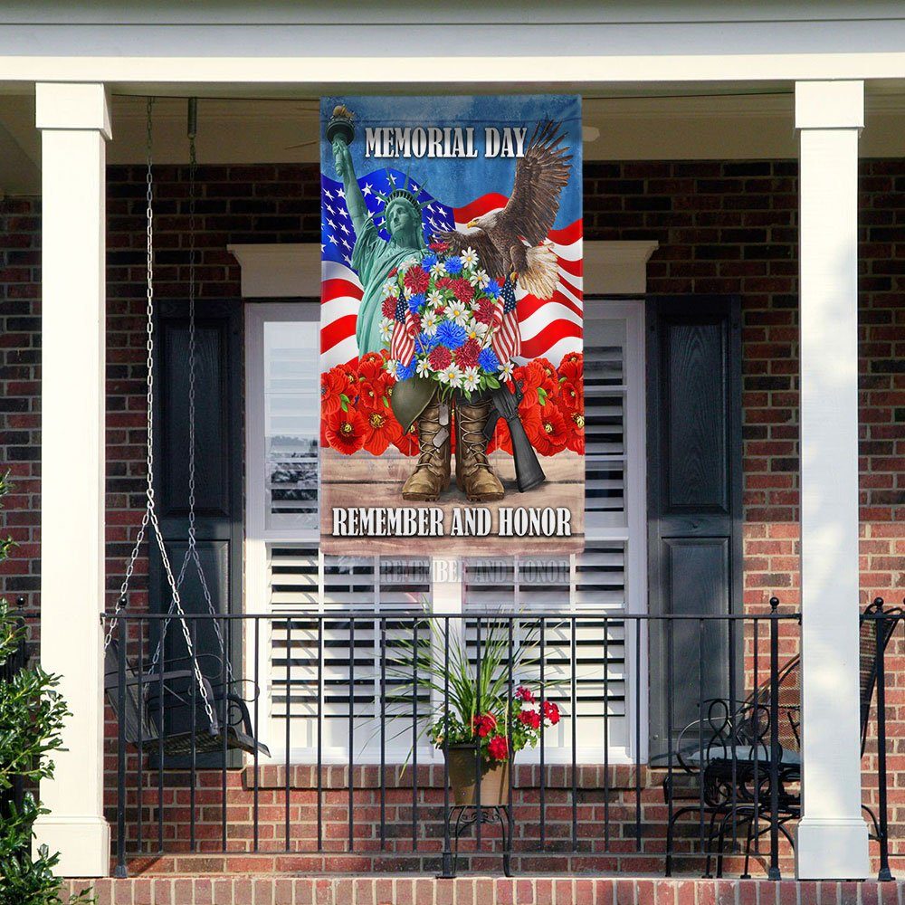 Memorial Day Remember and Honor Veteran Boots Flag MLN1280F - Image 6