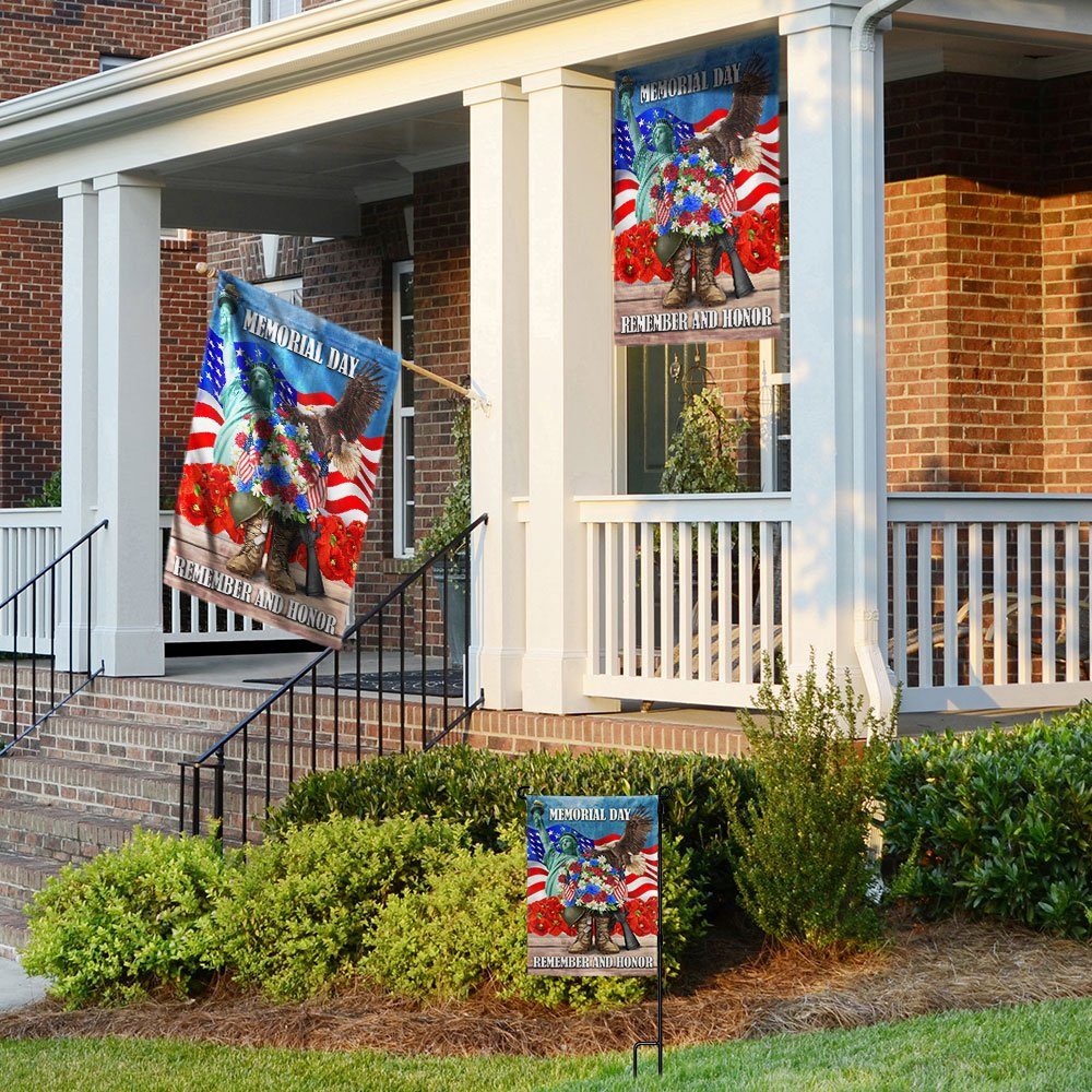 Memorial Day Remember and Honor Veteran Boots Flag MLN1280F - Image 4