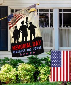 memorial day veteran remember and honor two sided flag tpt781f 5277