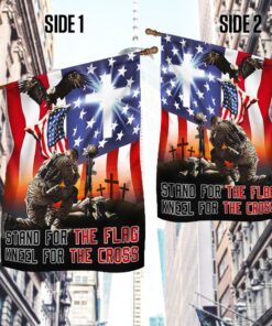 memorial day veteran stand for the flag kneel for the cross flag mln1176f 1240