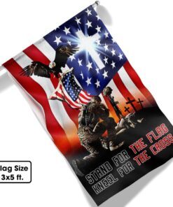 memorial day veteran stand for the flag kneel for the cross flag mln1176f 2497
