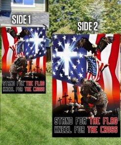 memorial day veteran stand for the flag kneel for the cross flag mln1176f 4948
