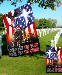 memorial day veteran stand for the flag kneel for the cross flag mln1176f 8169