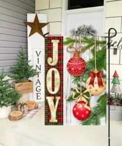merrry christmas flag joy lnt606f 5018