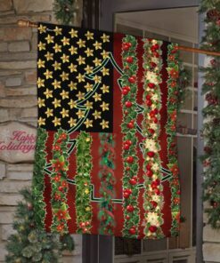 merry christmas american flag ttv351f 1226