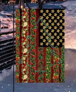 merry christmas american flag ttv351f 3429