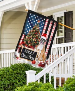 merry christmas boxer flag 2380