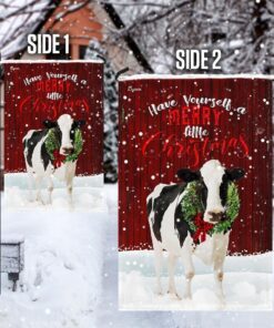 merry christmas cattle flag 4501