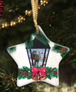 merry christmas ceramic ornament black horse tty363o 2163
