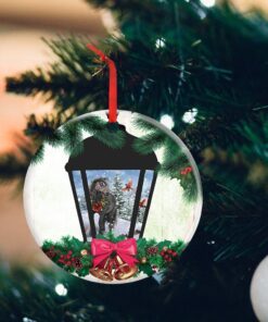 Merry Christmas Ceramic Ornament Black Horse TTY363O
